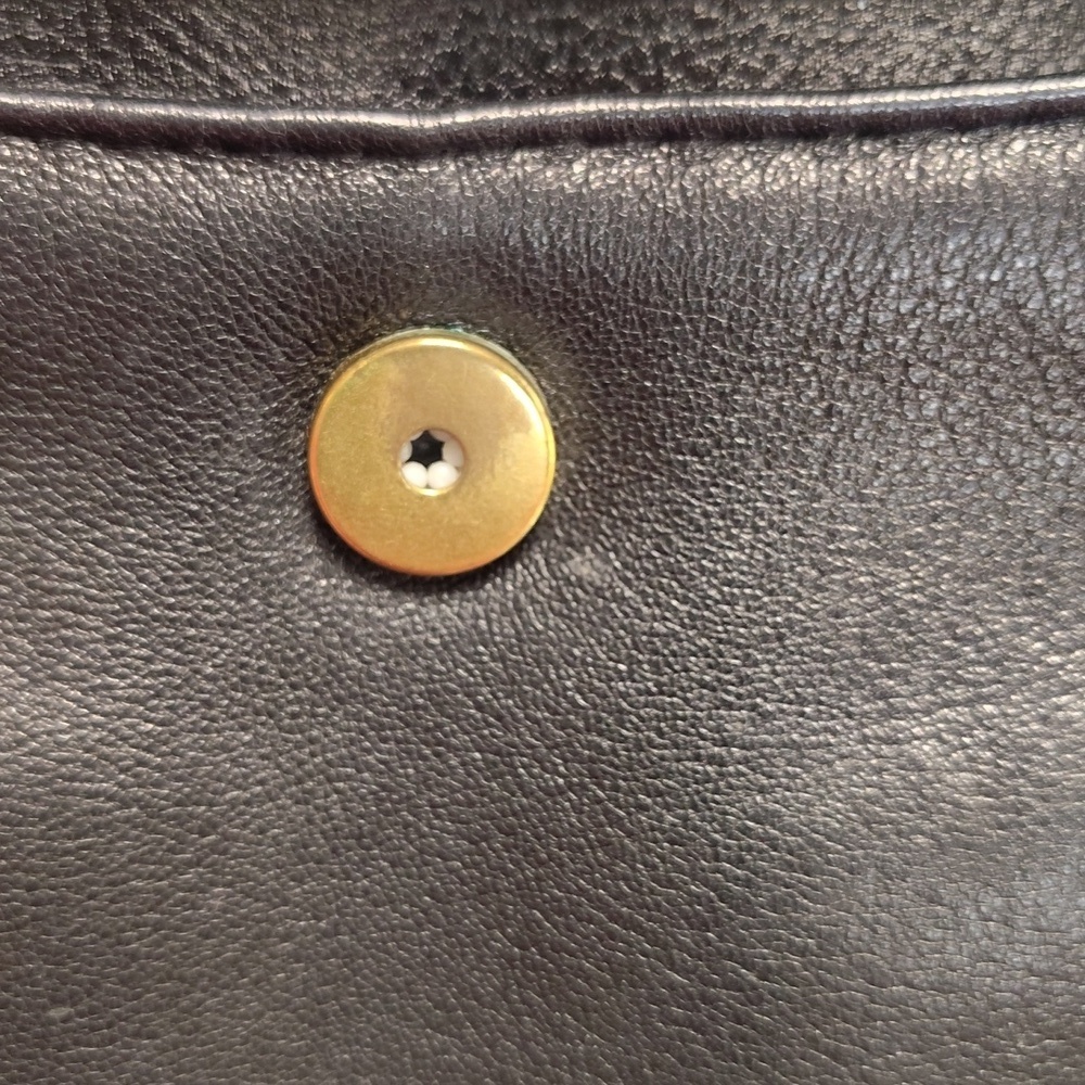 Valerie Stevens Crossbody Satchel Bag Black Zip Around Detachable Strap Vintage - Picture 12 of 12